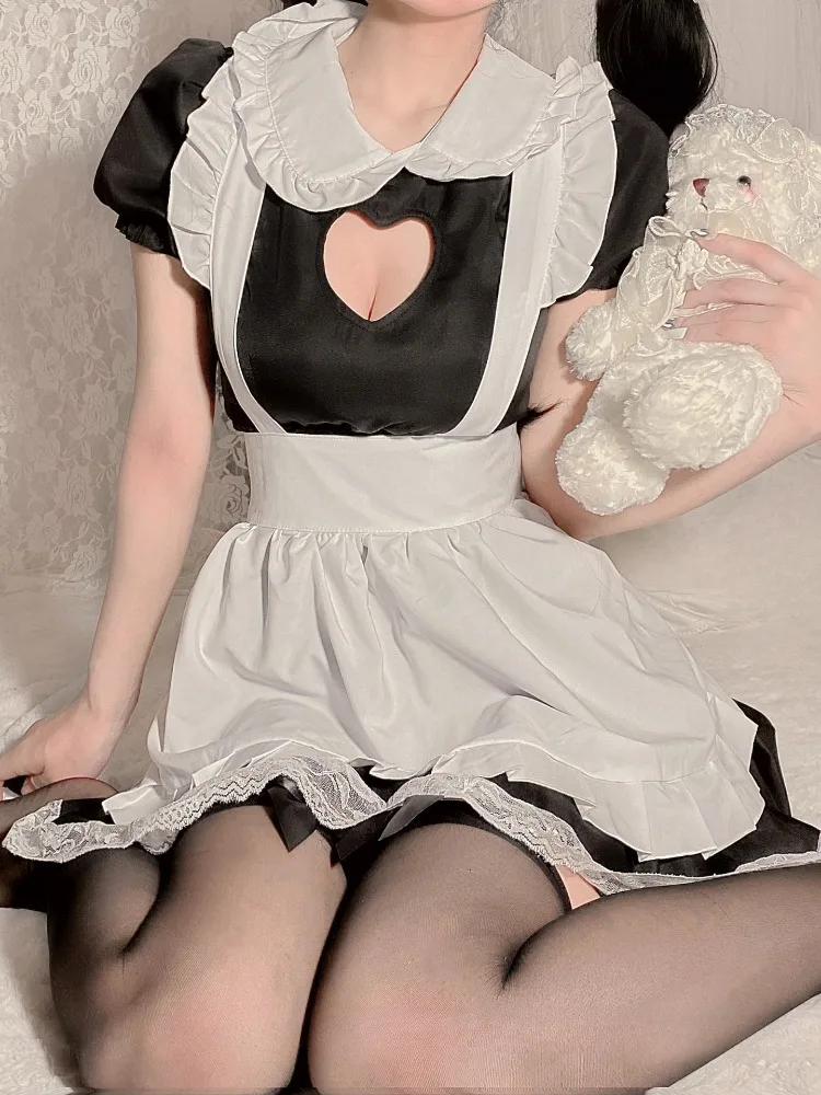 Christmas Maid Lingerie Dress Sweet Bunny Girl Costume Rabbit Woman Set Cosplay Costume Role Play Uniform Stage Performance Set
