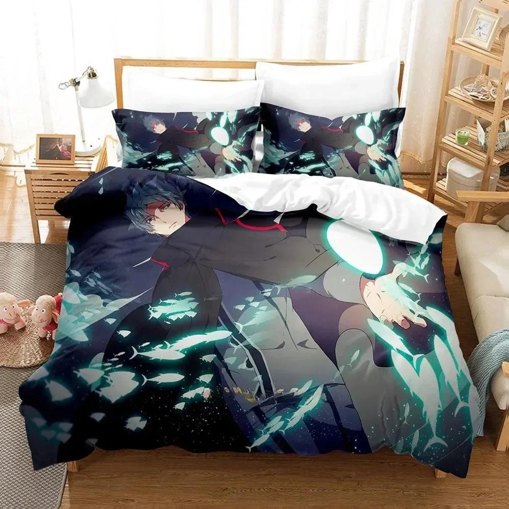 3D Anime World Trigger Bedding Set Printed With Pillowcase Bed Duvet Cover Soft Single Double Queen Super King Size Home Textile