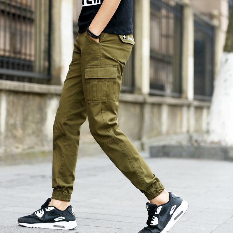 2025 Men's Military Camouflage Cotton Work Pants with Multi-Pockets & Embroidery