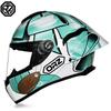 ORZ-S802-Full Face Motorcycle Helmet Single Lens ABS Shell DOT Certified Shockproof Windproof Unisex Adult Street Motorbike