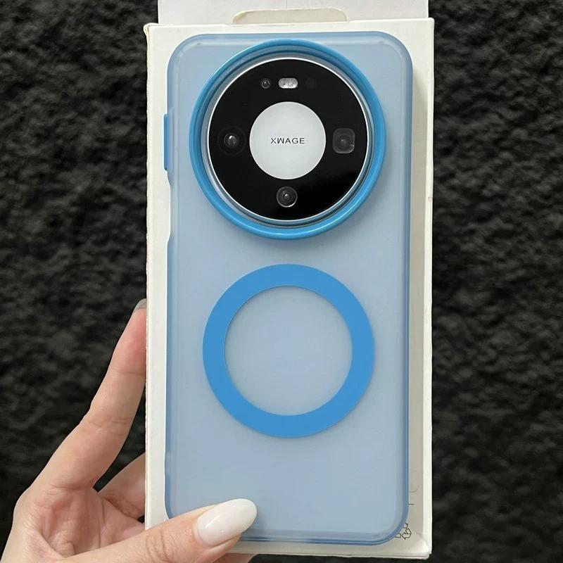 For Huawei Mate 80 Pro Max Case Matte Translucent For Magsafe Magnetic Non-slip Phone Protect Cover For Huawei Mate 80 Pro Shell