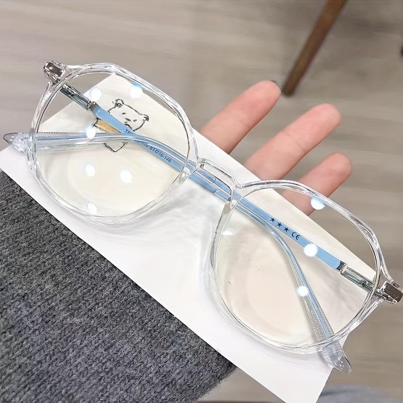 Anti Blue Light Radiation Eyeglass Frame for Women Korean Style European Trend Influencer Flat Lens for Both Men and Women