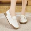 Women's Genuine Leather Lightweight British Style Slip-on Loafers, Soft Sole, Spring/Summer 2025 Collection.