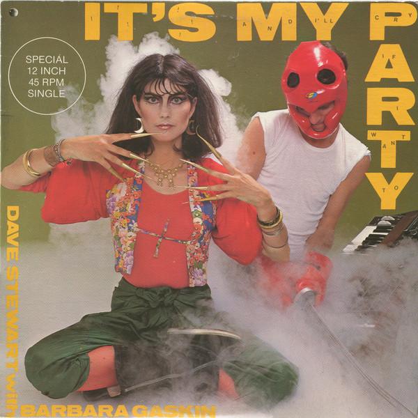 

12inch Record DAVE STEWART BARBARA GASKIN Its My Party PRD001 Platinum Record 1982 Canada Dance Electronica Used