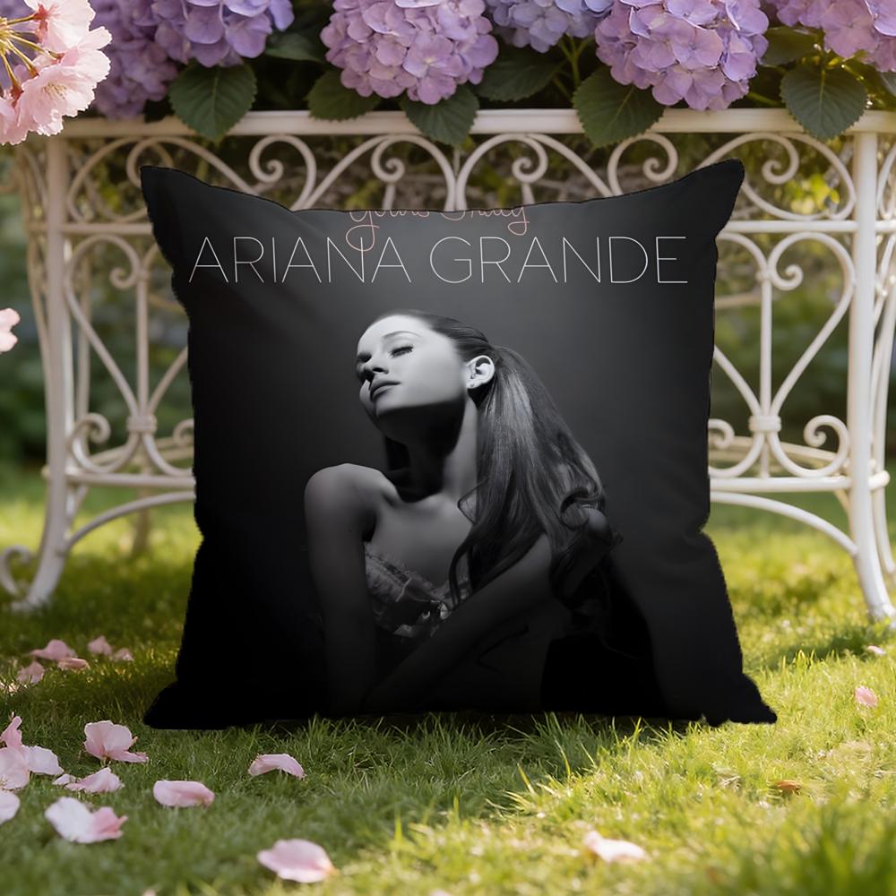 Певица А-Ариана Гранде Наволочка для подушки Домашняя и автомобильная Двухцелевая Наволочка: Двусторонняя конструкция для максимального комфорта 30X30cm