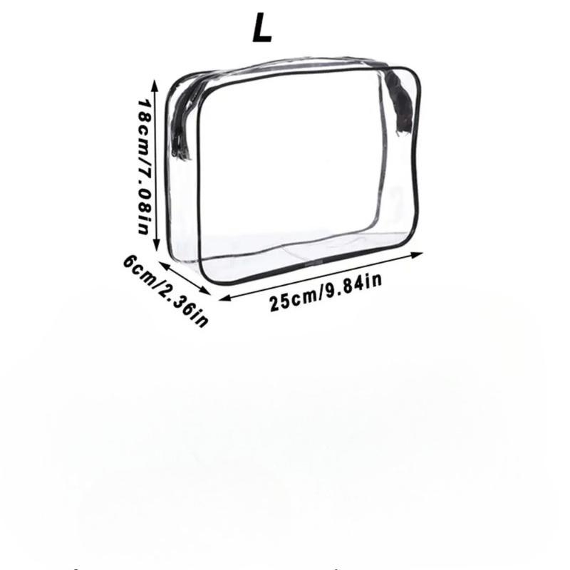 Portable Cosmetic Bag Cosmetic Storage Bag Transparent Waterproof Travel Wash Bag Bathroom Organizer Bag Organizer