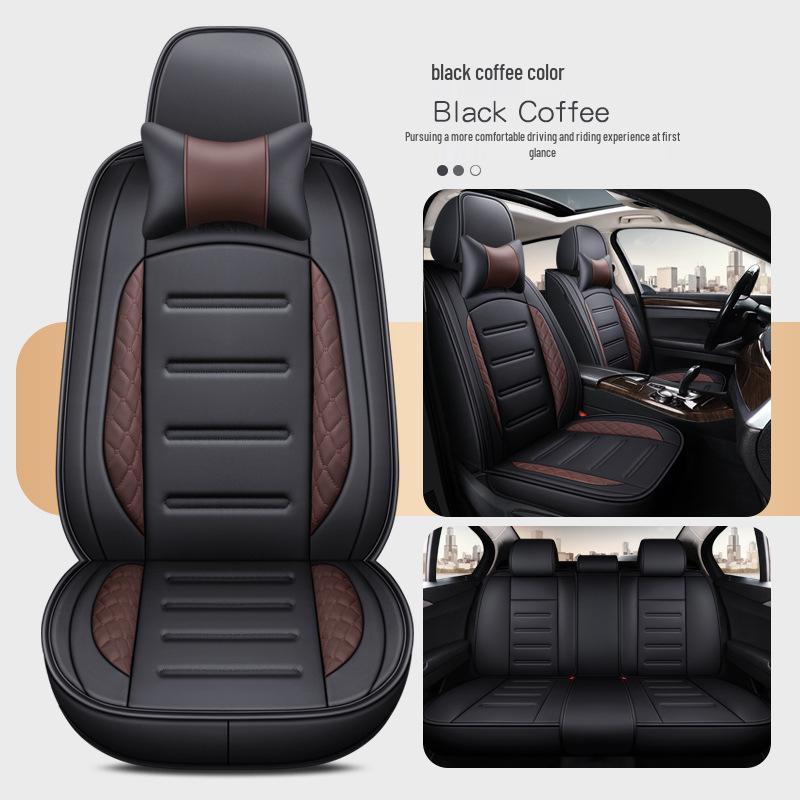All-Season Universal Leather Car Seat Cushion Cover