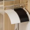 10 Anti Slip and Traceless Hangers, Thickened Semi-circular Metal Hangers, Saving Space Without Occupying Space
