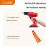 Cobbe No-Drill Wall-Mounted Mop and Broom Holder
