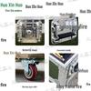 Portable Manual Lifting Lightning Rod with Aluminum Case