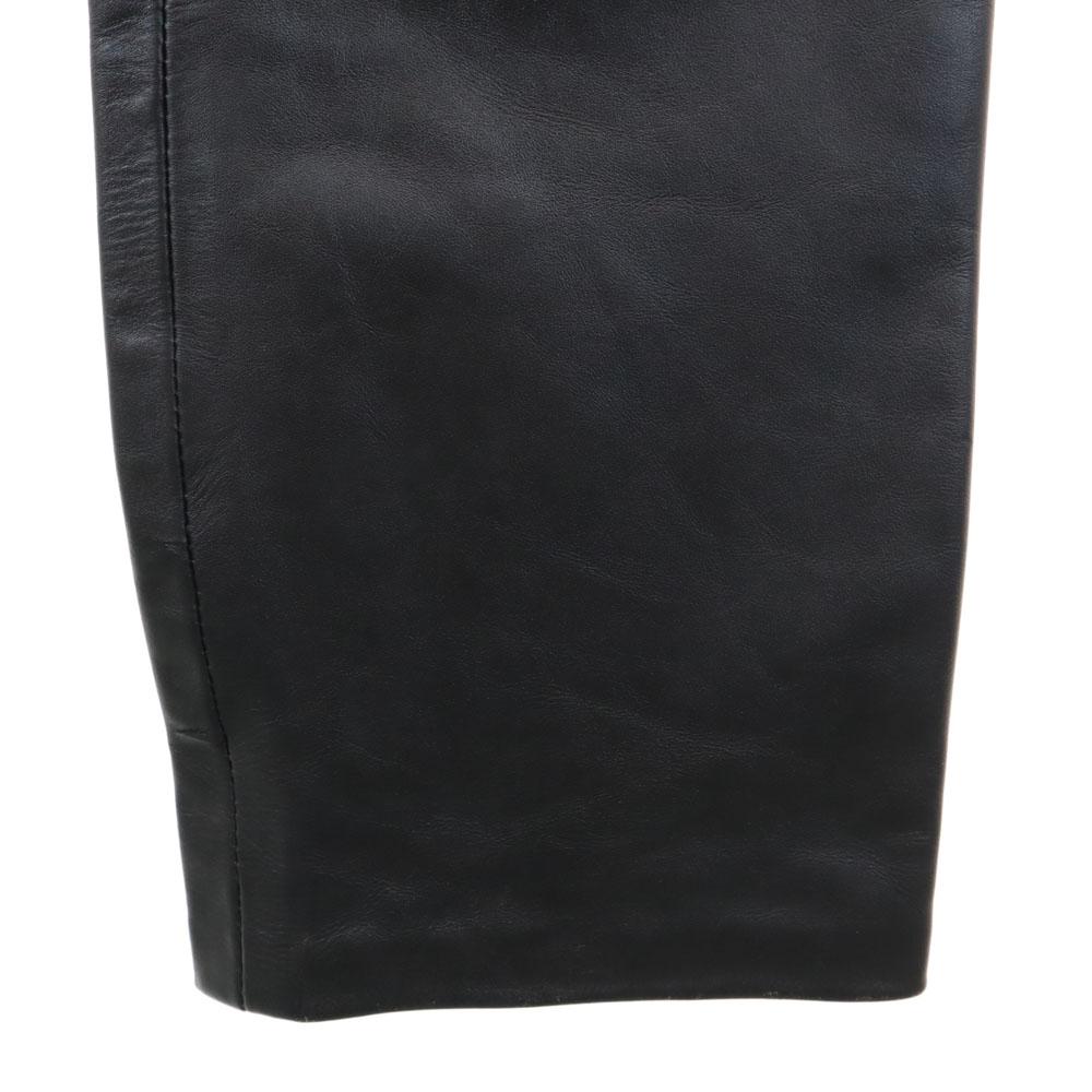 FMC straight Leather pants W30 black Men's Used