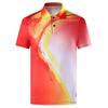 Sporty Short Sleeve Polo Shirt, Breathable Athletic Wear