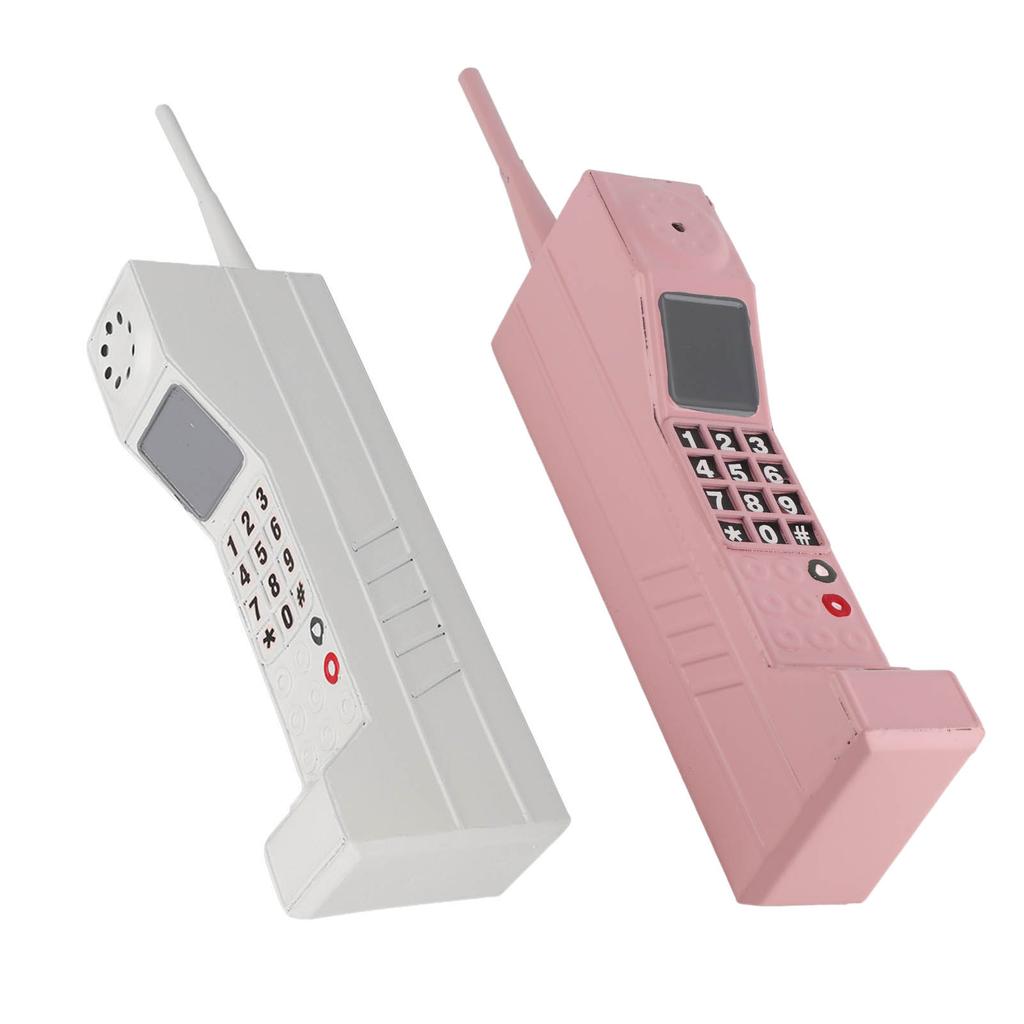 Retro Cellphone Model Old Fashioned Cellular Phone Model Ornament Vintage Simulation Photographic Pr
