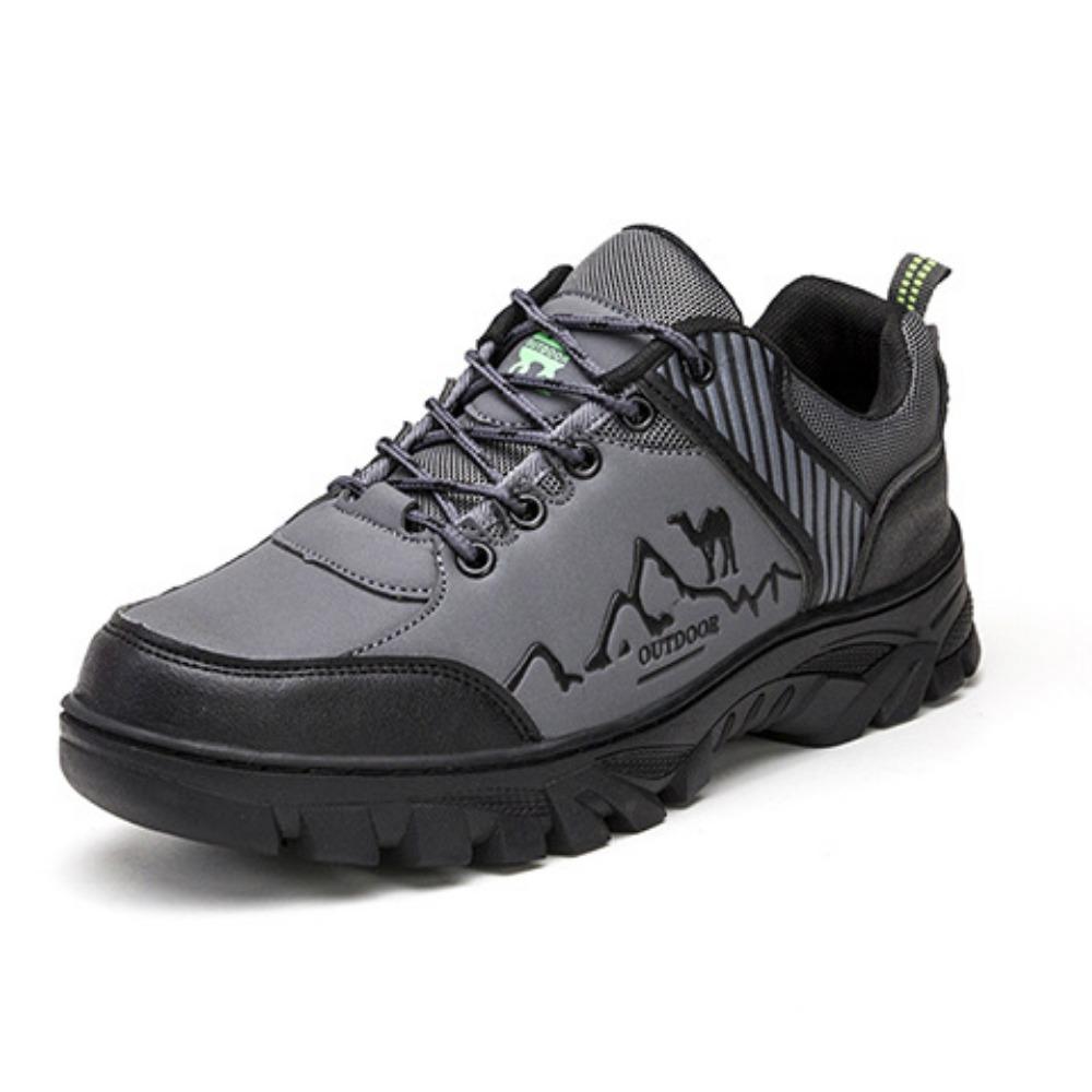 JMXD Men’s Outdoor Hiking Shoes Spring Autumn Wear Resistant Trekking Sneakers Comfortable Casual Sport Trail Running Shoes Durable Walking Footwear
