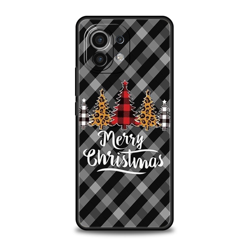 Frohe Weihnachten Handyhülle Cover für Xiaomi Mi 17 Pro Max 15 14 13 12 11 Ultra 15T 14T 13T 12T 11T Pro Lite Weiche TPU Schale Capas