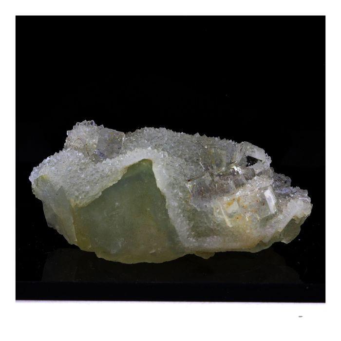 Pierres et Minéraux - Fluorite - Quartz - 263.0 ct - Certificat d'authenticité - Dimensions 60x40x25 mm