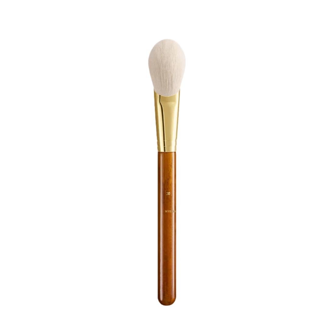 

Rownyeon Makeup Brush, CM160 Angled Tongue Shaped Blush Brush, 1 Pack золотий