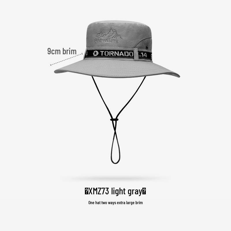 Cappello da Pesca da Uomo ad Asciugatura Rapida con Protezione UV per Esterno
