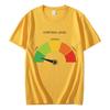 Low Cortisol Level Funny Stress Meme Tshirt High Quality Fashion Short Sleeve T Shirts Men Women Casual Loose Cotton Tshirts