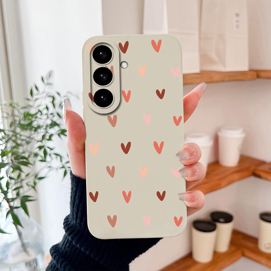 For Samsung Galaxy S26 Ultra Plus Case Butterfly Hearts Liquid Silicone Camera Protection Soft Back Cover For Samsung S 26 Funda