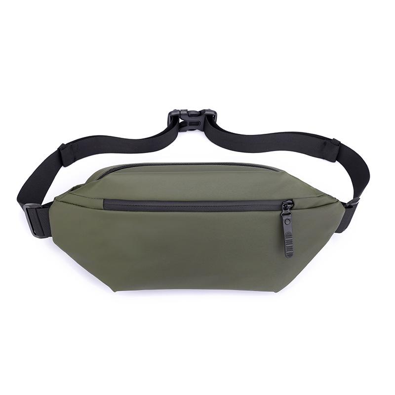 Multi-Function Men's Chest Bag Waterproof Nylon Shoulder Bag Travel Hiking Waist Pack Large Capacity Crossbody Sling Backpack