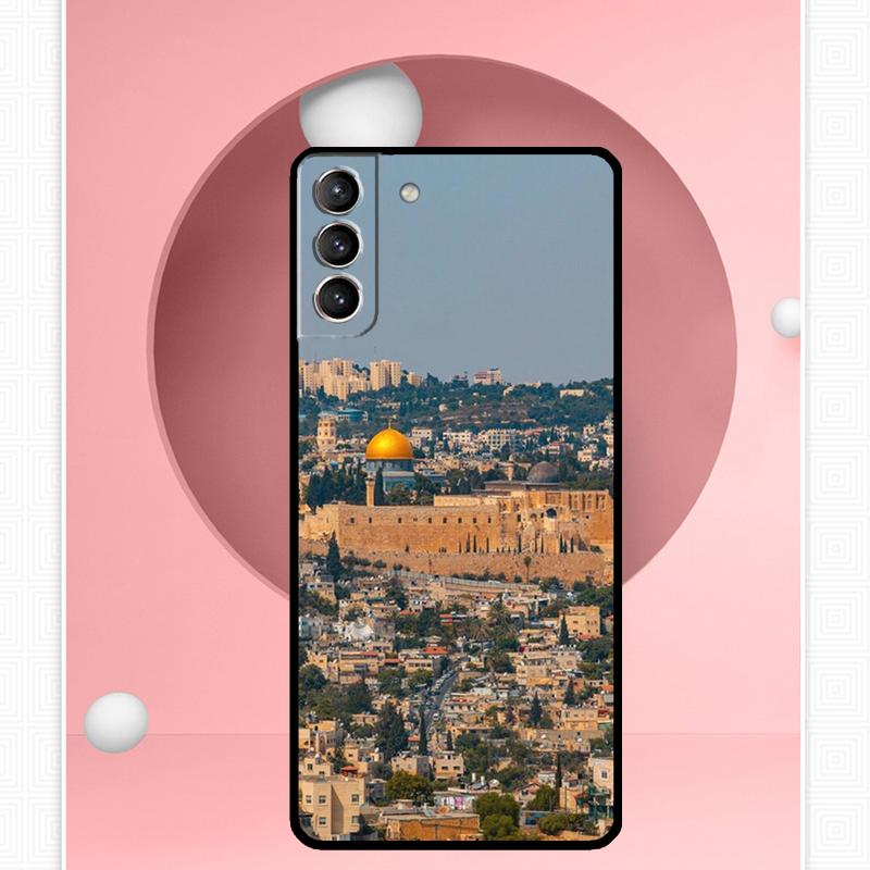 Jerusalem Dome of the Rock Case For Samsung Galaxy S25 Ultra S20 S21 S22 S23 S24 Ultra S9 S10 Plus S25 FE Cover Funda