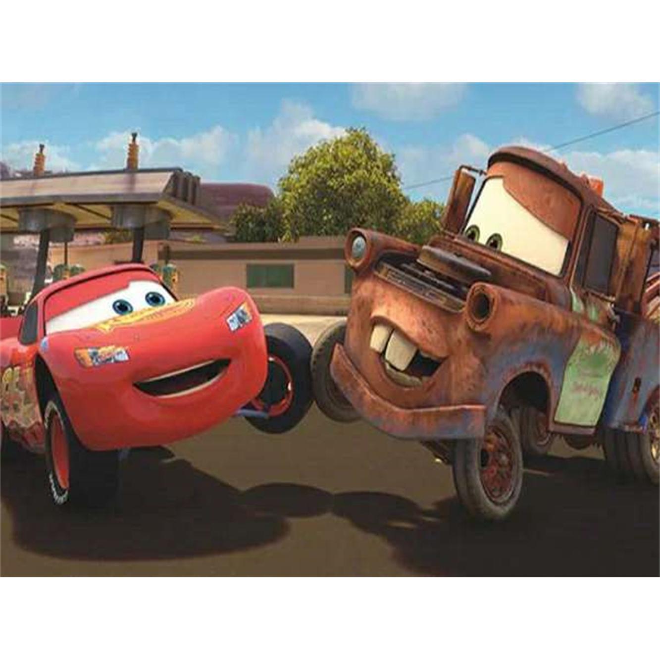 

Набор для творчества с мультяшными машинками Disney Квадратная мозаика из страз 5D Арт-мозаика Стежок Декор Дом Пиксельная комната Дом Большой Round 20x30cm