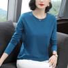Long Sleeve Tees Shirt Women Thicken Plus Size Tops Casual Female Clothing Ladies Loose Round Collar Pullover Fall