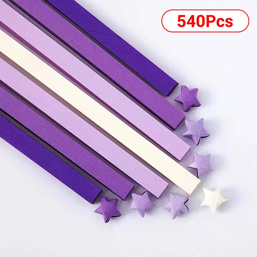 Origami Hviezdy Papierové Pásiky27 Farieb Skladací Papier Farebný Obojstranný Šťastná Hviezda Origami DIY Ručné Práce Vytvorte Domácu Dekoráciu