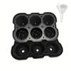3D Silicone Diamond Rose Flower Ice Mold Tray Stackable Large Fun  Ice Ball Cube Maker For Whiskey Cocktail Beverages Home Bar