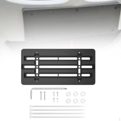 Car Front License Plate Frame Holder Accessories for Truck SUV Lightweight with Installation