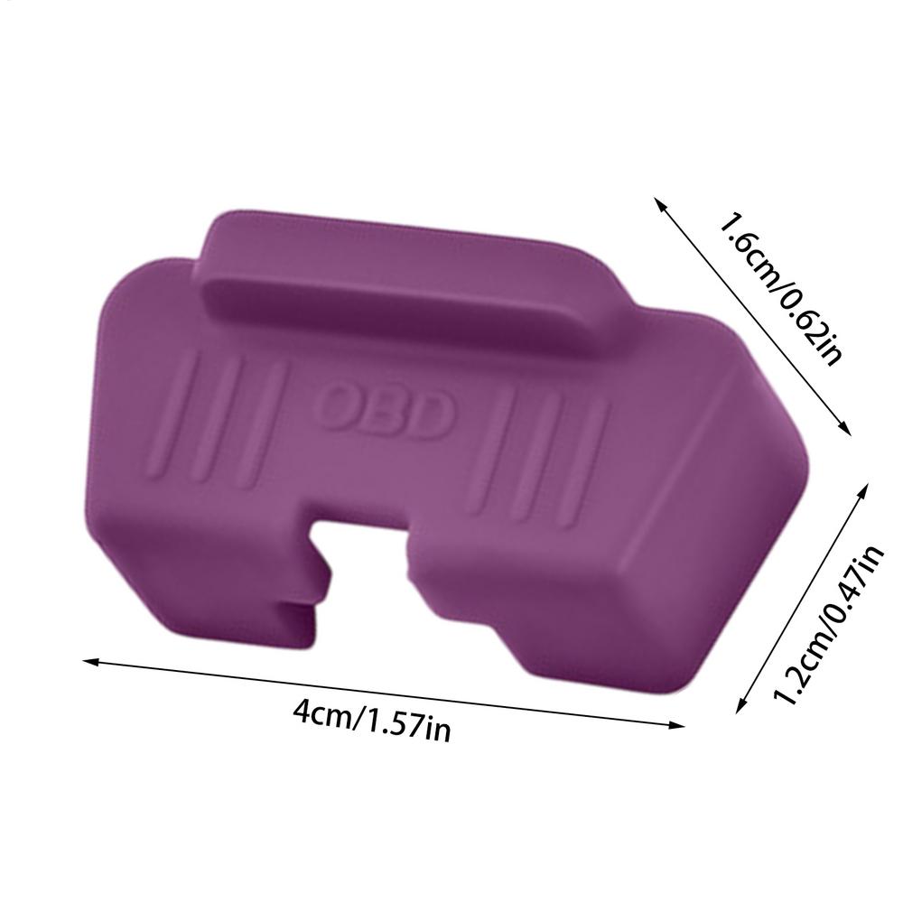OBD Cover Lock Waterproof Vehicles Lid OBD Protector Silicone Protective Sleeve Car OBD silicone protective cover