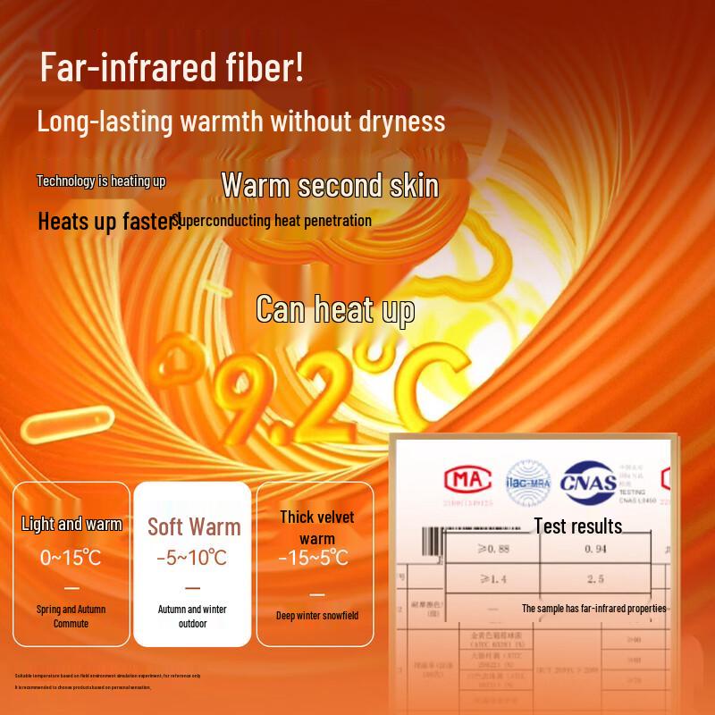 Yiershuang Men's Pure Cotton Antibacterial Thermal Underwear Set