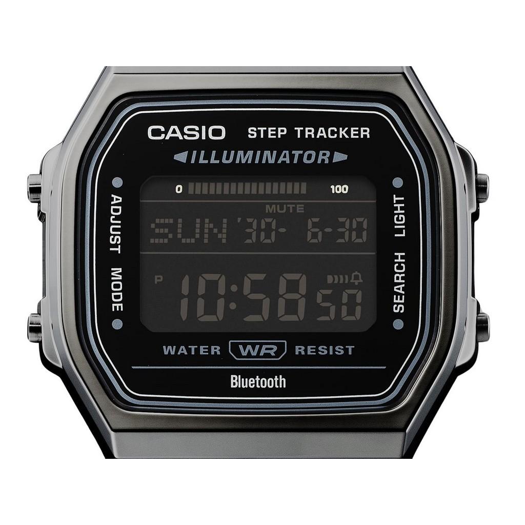 Casio Vintage Digital Smartphone Link Stainless Steel Quartz ABL-100WEGG-1B Unisex Watch