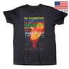 Radiohead In Rainbows Album Schwarzes Unisex-T-Shirt Nachdruck