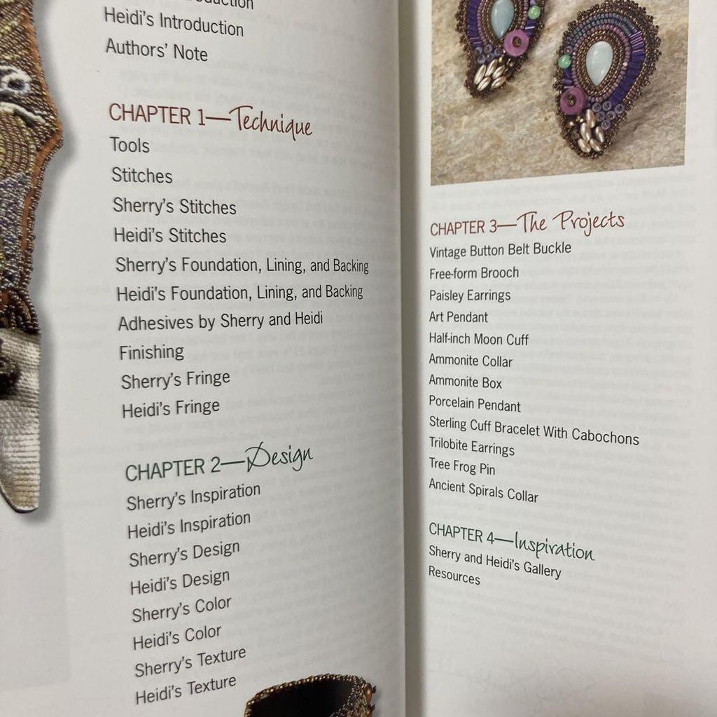 [USED] Paperback Book: The Art of Bead Embroidery Techniques, Designs & Inspiration