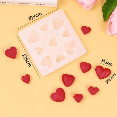 Moule en Silicone Cœur DIY pour la Saint-Valentin