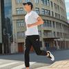 Skechers Sports Lifestyle Series Ice Skin Quick-Dry Pants Solid Color Mid-Rise Breathable Quick-Dry Tapered Knit Sports Pants Men Pants P224M106-0018