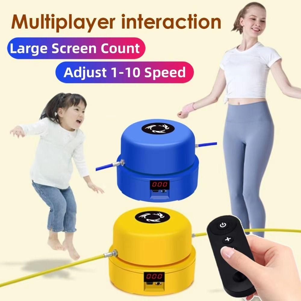 Training Toy Automatic Jump Rope Remote Control Skipping Rope Machine  Sports