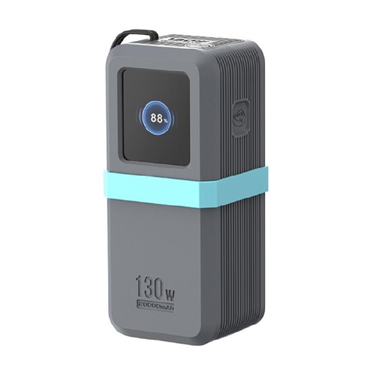 Shockproof Silicone Case for 130W/100W 20000mAh Energy Bank Fast Charging Cable Organizers Storage Case Silicone Guard