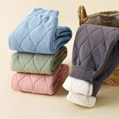 Children's, Thermal Pants, Triple Layered, Cotton Padded, Thick Cotton Pants, Girls', Children's Pants, Inner Liner