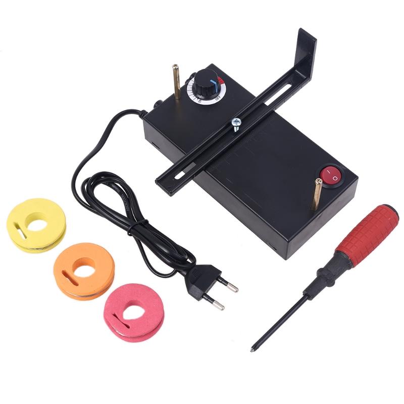 

Компактный станок для горячей резки лент, резак для тесьмы 0-700 ℃, регулируемый инструмент для ручного реза шнура/тесьмы своими руками