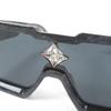 Great LOUIS VUITTON Sunglasses Cyclone Marble Pattern Blue Mens Z1789E Used
