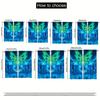 Set Of 2 Curtains Featuring Vibrant Aurora Snowy Scenery Delicate Baroque Patterns Perfectly Blended Tranquil Forests Curtain Polyester