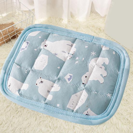 Hamster-Pad, rutschfeste Unterseite, kühles Gefühl, Cartoon-Muster, kühlendes Eistuch, Hamster-Schlafkissen, Haus, Heimtierbedarf