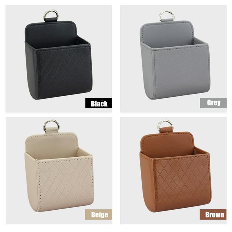 2025 Car Air Outlet Miscellaneous Bag Car Interior Box Car Storage Box Hanging Bag Sheepskin Air Outlet Storage Box