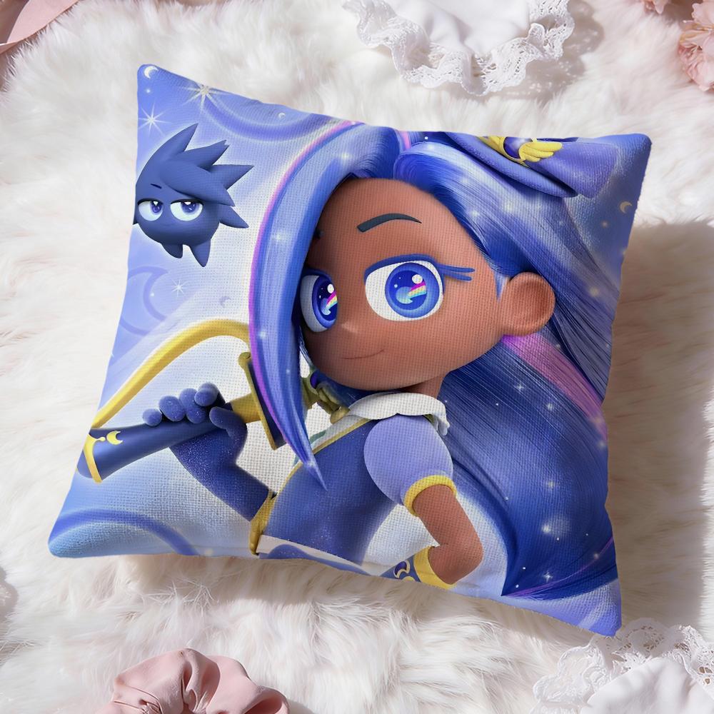 anime r-Rainbow Bubblegem Cushion Cover Premium Comfort Reversible Pillow Cove -Two in One Design for Any Room & Car Interior