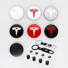 Tesla Radnabenkappen-Embleme für Model 3, S und X