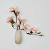 DIY Magnolia Bouquet Kit - Handwoven Potted Plant Ornament, Perfect Gift for Mother's Day or Housewarming