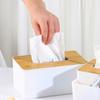 Japanische Einfache Holz Abdeckung Desktop Haushalt Tissue Box Papier Lagerung Box Haushalt Geschenk Werbung Papier